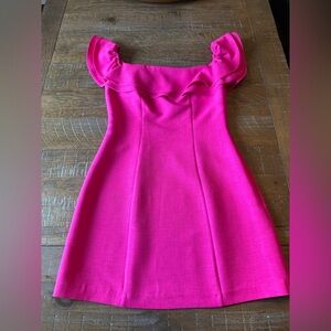 Topshop hot Pink Dress